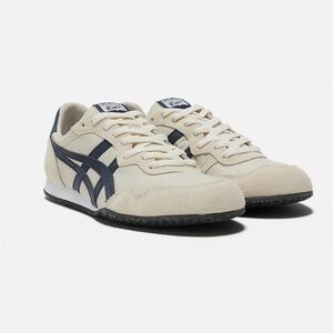 Onitsuka Tiger by Asics Cream and Navy Sneakers